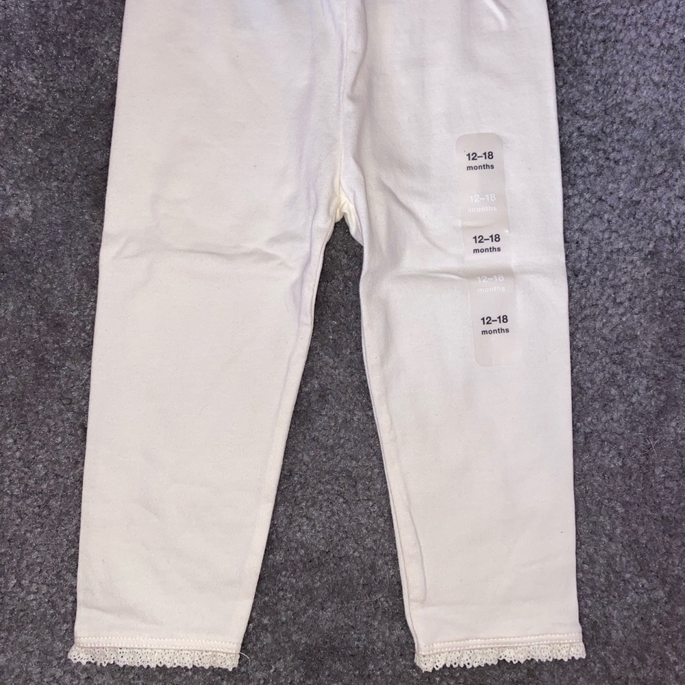 Baby Gap Lace Trim Leggings